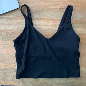Lululemon align tank top black size 6